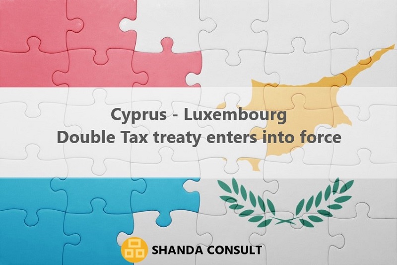 Cyprus – Luxembourg double tax treaty entered into force